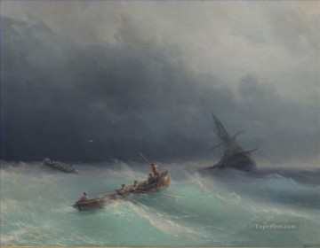  tormenta - Tormenta en el mar 1873 Romántico Ivan Aivazovsky ruso
